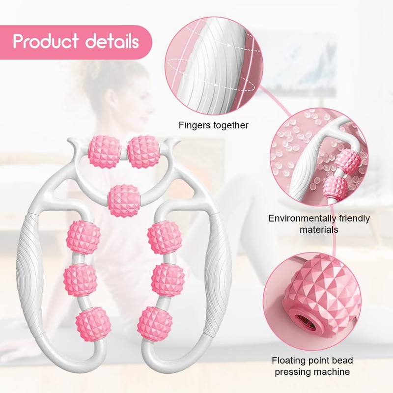 Leg Muscle Massager, Massage Roller Legs, Massage Roller with Handle