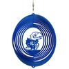 SWEN Products Kansas Jayhawks Circle Swirly Metal Wind Spinner