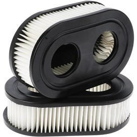 Pack of 2 Lawnmower Air Filter, Air Filter Cartridge for Briggs & Stratton 798452 593260 Air Filter