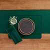 Solino Home Evergreen Linen Table Runner 120 Inches Long -