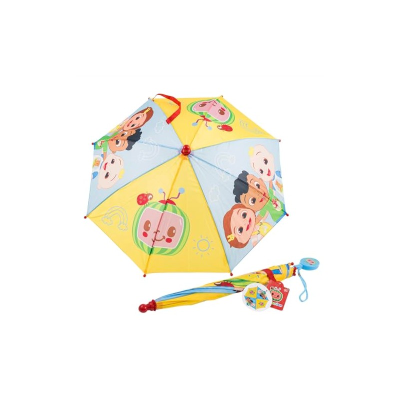 Berkshire Fashions Cocomelon 21" Foldable Kids Umbrella
