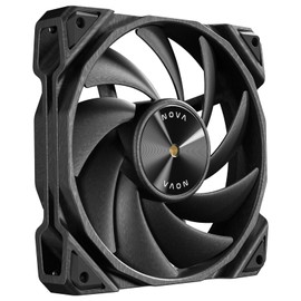 Antec Nova 120, PWM PC Fan, 120mm Fan, Premium High-Performance Fan, PWM Case Fan, 3-Phase Speed Control, 3200 RPM, Industrial-Grade LCP Material, Nova Series Single Pack