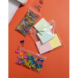 2 Gallon Food Storage Zipper Bags- 100 Count, BPA-Free, 2 Mils Thick, Easy Glide Closure, Leak-Proof for Storage & Organization