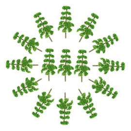 Operitacx 20pcs Micro Landscape Green Fake Tree Little Tree Sisal Trees for Crafts Diorama Supplies Miniature Trees for Crafts Miniature Kit Small Trees Diorama Kit Tree Toys Plastic