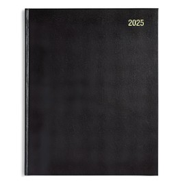 Morgan's Direct 2025 Diary Quarto Desk Diary Week to View Appointments Planner with Hard Cover