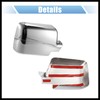 Hihaha Pair Car Exterior Chrome Plated Power Full Mirror Cover