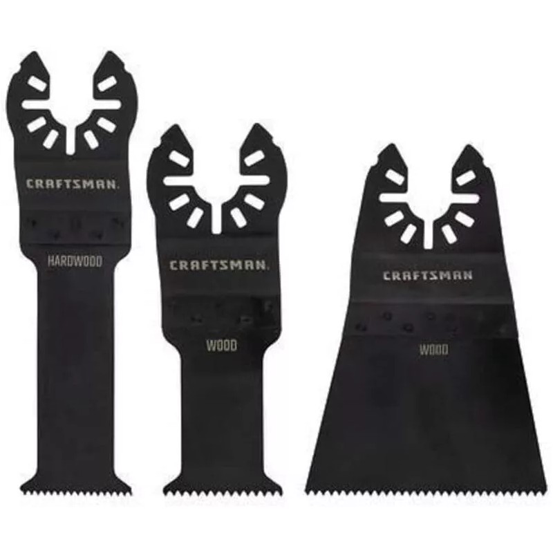 Craftsman Oscillating Tool Blades, 3-Piece Cutting Set (CMAO202) UPC88591159544