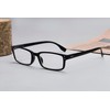 Eyekepper Klassische Qualitätslesebrille rechteckige Fassung mit Federscharnier in Schwarz +3.00