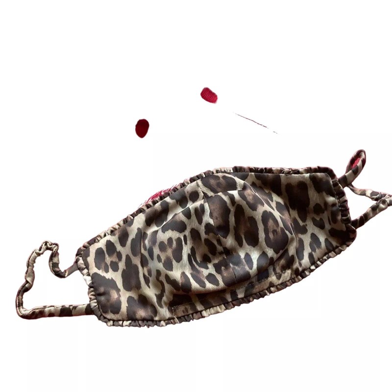 WAYF Mask & Carrying Bag 4-Piece Set, Red/Leopard/Bl