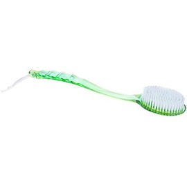 Cepillo Corporal Seco de Cerdas Naturales – Mango Largo 14" para Baño y Masaje