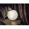 Lanito Paper Lanterns, White Obon Lanterns, Round Plain, Paper Lanterns,