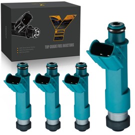 YIHOVY Upgraded Fuel Injectors FJ758 fit for Toyota Camry Corolla Highlander Matrix Rav4 Solara L4 2.4L 2004-2013, fit for Scion TC XB L4 2.4L 2005-2015, 232090H030, 232090H060, 2320928080 (4)