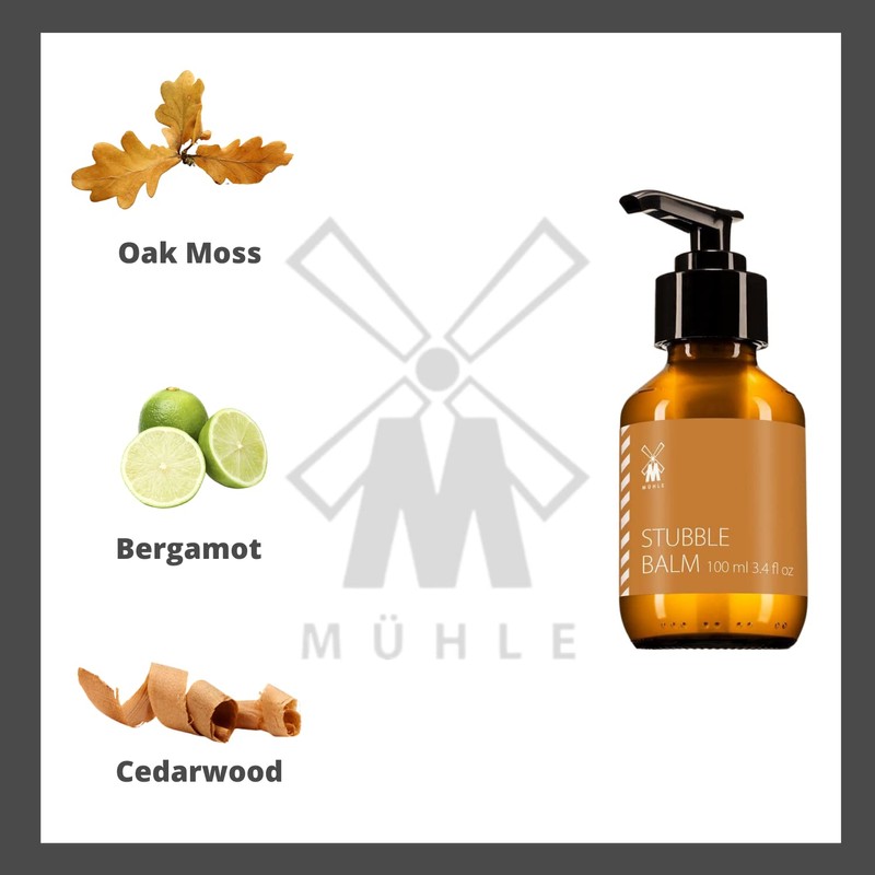 Mühle Beardcare Stubble Balm Beard Balm for Daily Beard Care