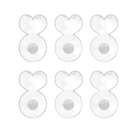 KIIFENG 6 x Acrylic Earring Lifter Earring Lifter Ear Lobe Earring Lifter for Heavy Earrings