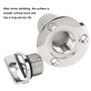 316 Stainless Steel Oval Garboard Drain Plug Vent Connector Fitting
