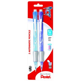 Pentel Icy Automatic Pencil, 0.7mm, Assorted Barrels, color May Vary, 2 Pack (AL27TBP2)