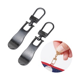 Yoshitsuyama 2024 Model Pull Tatsujin Fastener Pull Repair Chuck Zipper Tab Zipper Pull Set of 2 18 Variations (Corrugated Shape, Gunmeta)