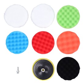 9Pcs Set est Buffing and Polishing Pad 150mm Diameter for Car Boat Waxing,Buffing,Polishing
