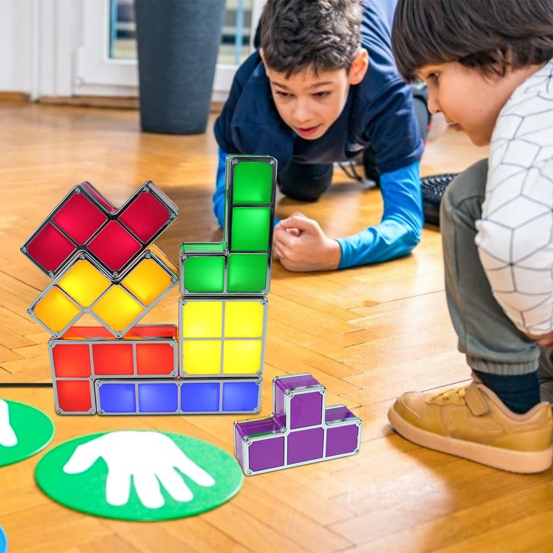 VEEKI Night Light for Kids, Stackable LED 7 Colors 3D