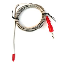 DA Electronics Replacement Probe for Flame Boss High-Temeperature Meat Probe with Straight (RED) Plug
