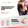Azmec Compression Arm Sleeves, Elbow Brace, Unisex, Muscle Support for