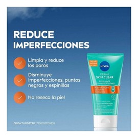 Exfoliante facial Nivea Derma skin clear anti-imperfecciones 150ml