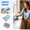 HOMEAN Window Track Cleaning Brush, 2-in-1 Groove Cleaning Tool with