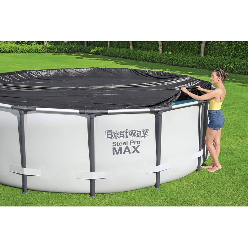 Bestway 58036 Round Cover | 10' Diameter | Protects Swimming