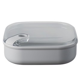 omada Design - Airtight Square Food Container 1L (Low) with Clear Lid - Pull Box Line