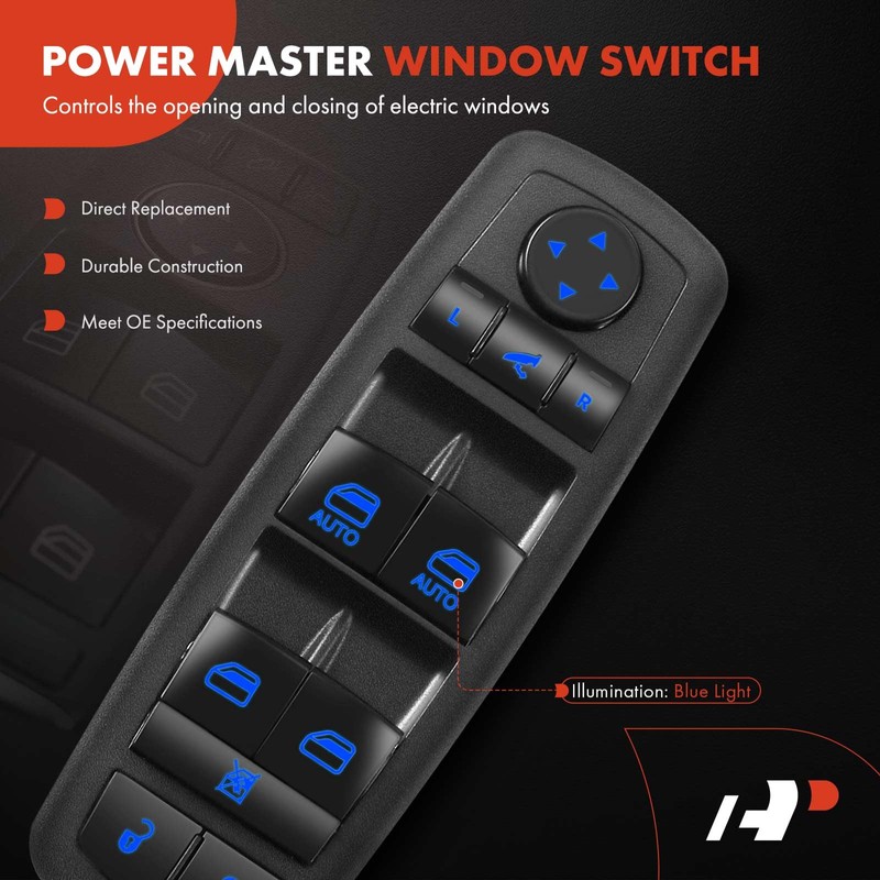 A-Premium Power Master Window Switch Compatible with Jeep Grand Cherokee