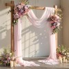 Wedding Arch Draping Fabric, 1 Panel 28" x 19Ft Blush