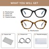 Bifocal Reading Glasses for Women Designer Cat Eye Oversized Frame
