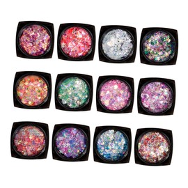 Ipetboom Sequined Body Gel Set Colors Shimmering Facial Body Decoration for Makeup Parties and Festivals Versatile Glitter for Nails and Eyes