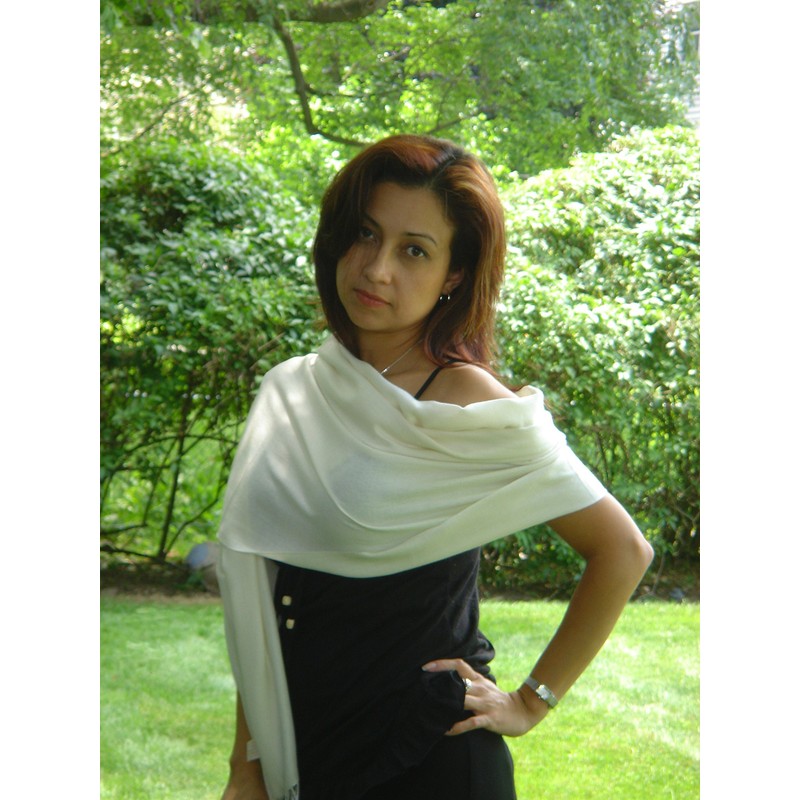 Cashmere Pashmina Group: Solid Pashmina Scarf, Shawl, Wrap & Stole(Regular