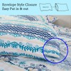 JSD Blue Boho Printed Sheet Set King Size, 4 Piece