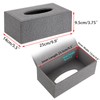 BTSKY Linen Household Office Rectangular Tissue Paper Holder Tissue Box