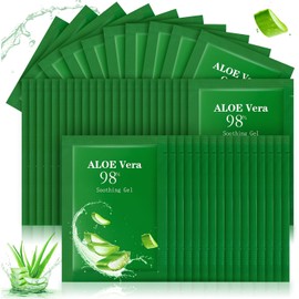 Siifert 60 Pcs Gel De Aloe Vera Bulk Aloe Vera Gel Calmante 98% Orgánico Aloe Vera Hidratante Para Piel Y Cabello Tamaño De Viaje Hidratante Facial Para Alivio De Quemaduras Solares A
