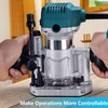 Dobetter Plunge Router Base Replace for Makita 196094-2, Aluminum Plunge