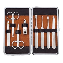 Wahei Freiz MM-9113 Nail Care Set with Case, Men’s