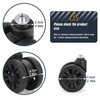 Zoofen Luggage Replacement Wheels 2 pcs Suitcase Replacement Wheels Wear-Resistant