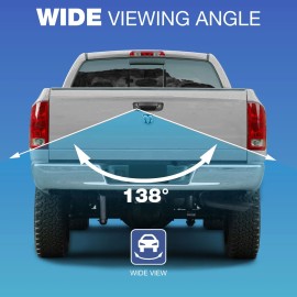 Toption NEW Wireless Tailgate Camera Rear View Backup Cam~02~08 Dodge RAM 1500 2500 3500