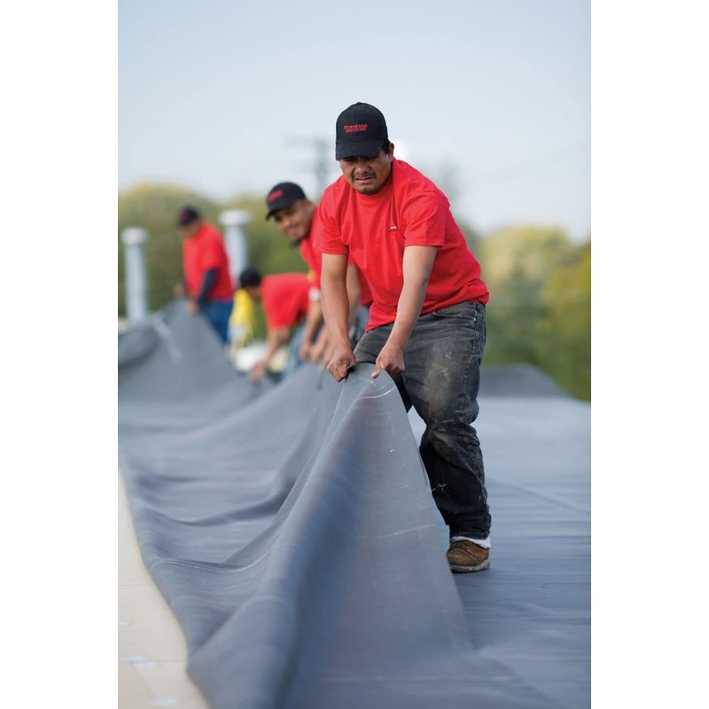 7.5' x 15' Firestone Rubbergard 45-Mil EPDM Roofing Rubber