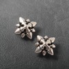 MOBOTECH Star Conductive Compass Piercing, Non-Hole Earrings, Magnet, Painless, Old