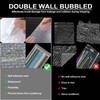 FUACJLIE 130 Pcs Clear Self Sealing Bubble Cushion Wrap Bags