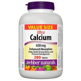 뼈와 치아 건강을 위한 울트라 칼슘 650mg 280정 9개월분 Ultra Calcium 650mg for Bone and Tooth Health 280 Tablets 9-Month Supply