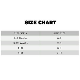 VWU Ankle Crew Socks with Grips, Baby Toddler Kids Unisex Warm Thick Cotton Socks 0-6T 6-Pack