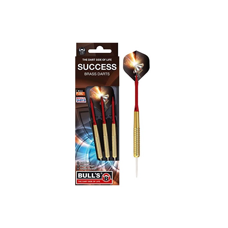 Bulls Success Steel Dart – Gold, 20 g