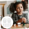 LALAFINA 18Pcs Mini Plastic Storage Buckets Clear Containers for Beads