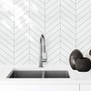 STICKGOO 10 Sheets Thicker Herringbone Peel and Stick Backsplash, 12.6”×9.7”
