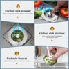 Stainless Steel Kitchen Sink Drain Strainer & Sink Stopper 3